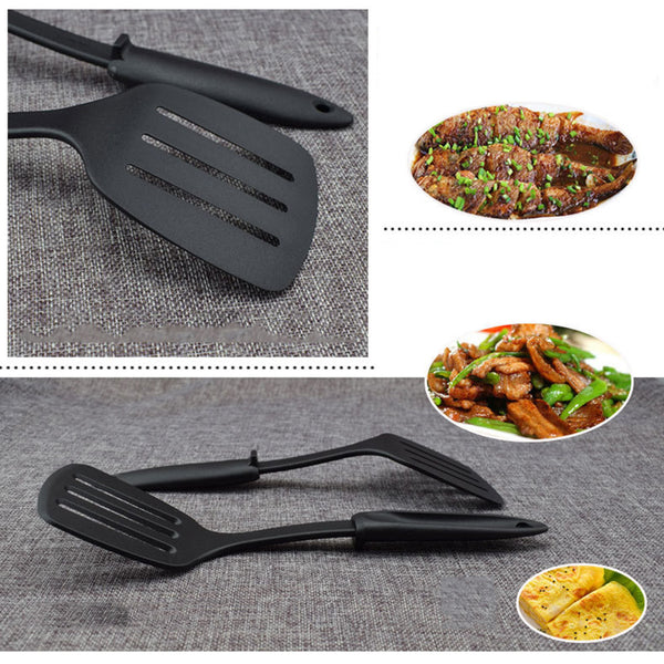 Plastic Slotted Turner Non-Stick Heat-Resistant Kitchen Utensil